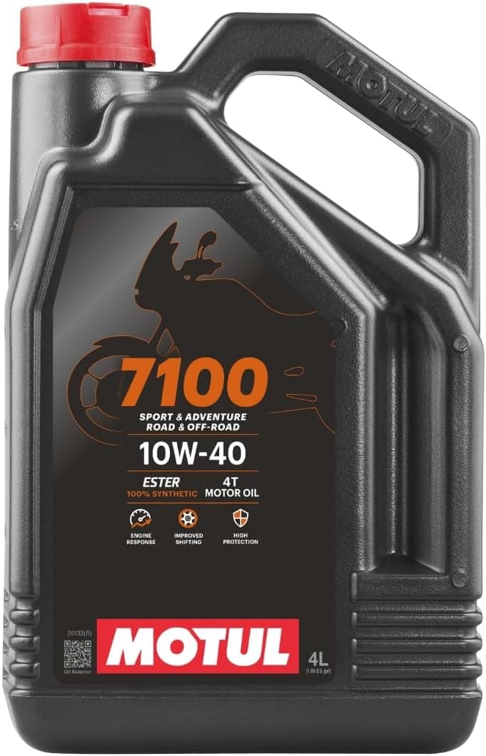 Motul 7100 4T Four-Stroke Engine Oil, 10W40-4 Liter