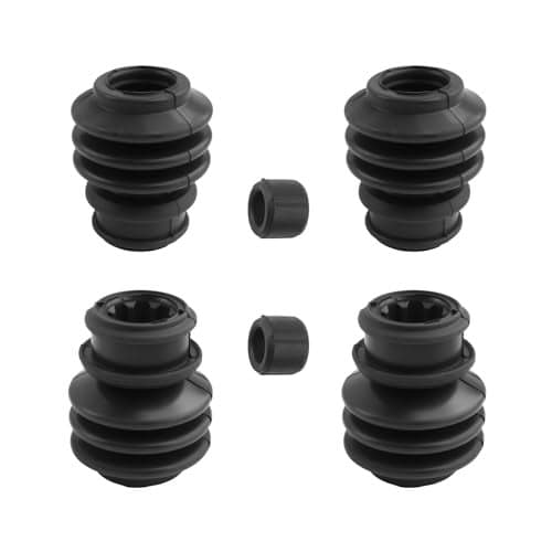 4PCS Car Brake Caliper Pin Bushing KitRubber Car Brake Caliper Slide Pins Bushing Provides Dust ResistanceSoft Brakes Calipers Pin Boot with Rings Compatible with Chevrolet Acura