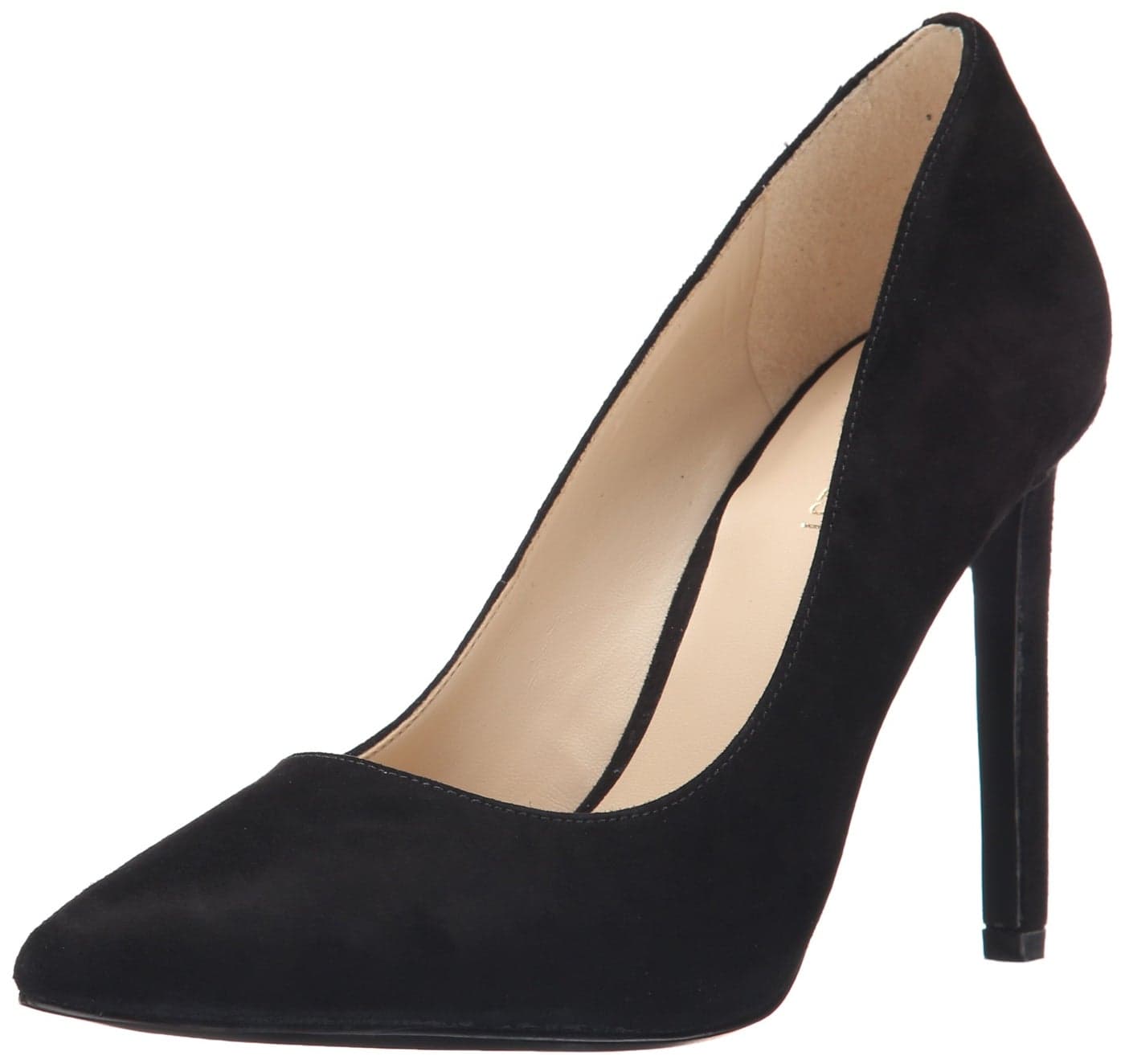 Nine West Women's Tatiana Pump, Black Suede, 5