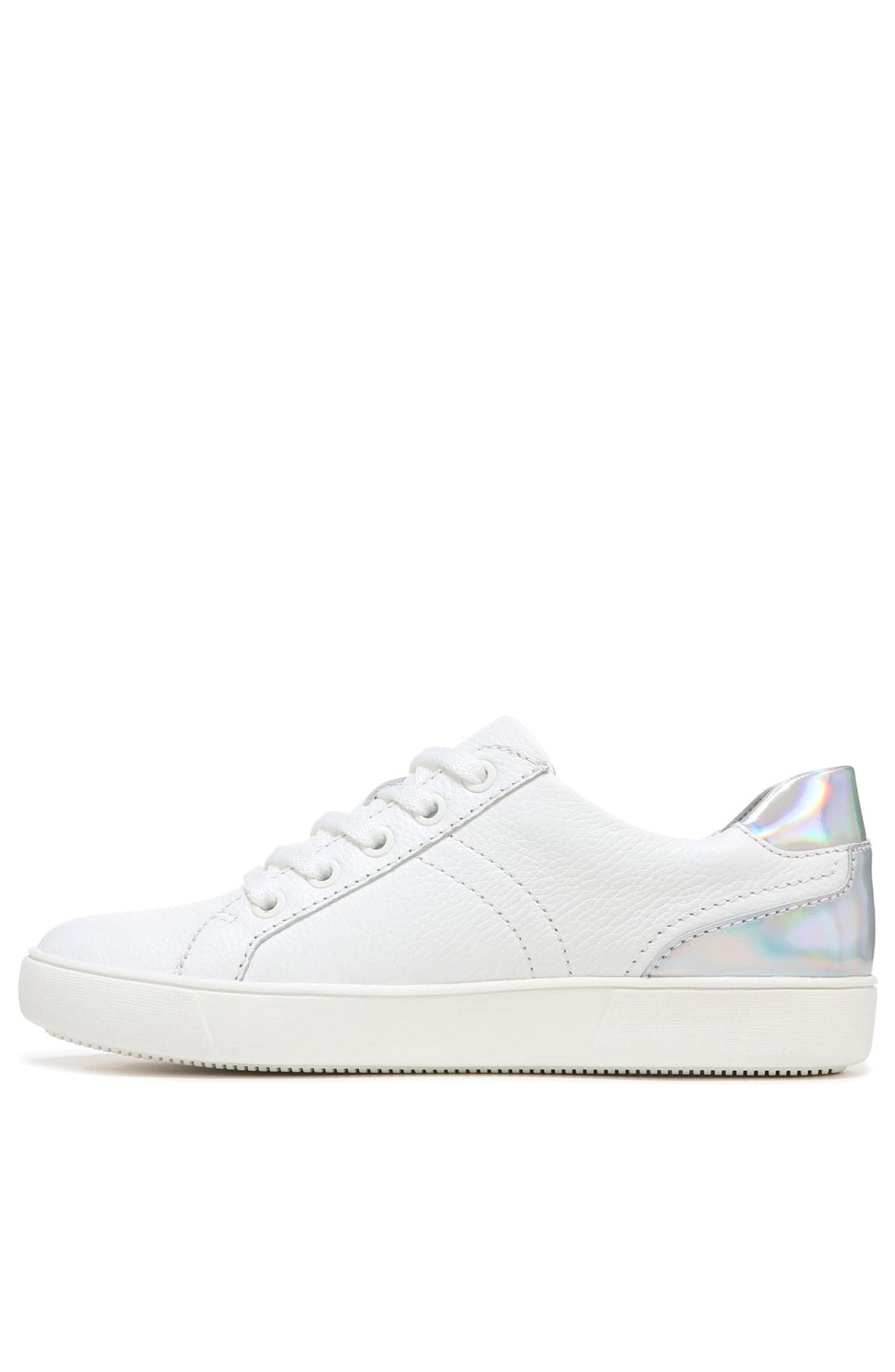 Naturalizer Womens Morrison Comfortable Lace Up Fashion Casual SneakerWhite Leather Iridescent10 M US