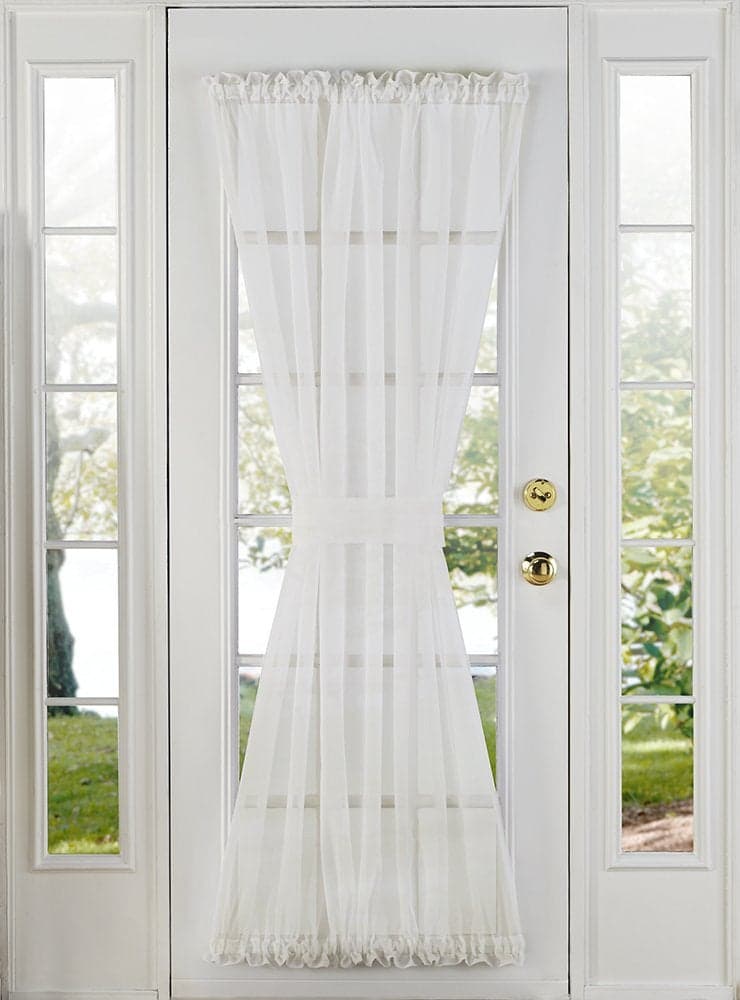 Stylemaster Elegance Sheer Voile Door Panel, 60" x 72", Beige