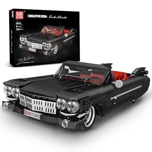 Mould King Sports Car Building Block Kits, MOC Racing Model Building Sets, Convertible Gifts for Kids Age 8+/Adults Collections Enthusiasts - 1,245 Pieces