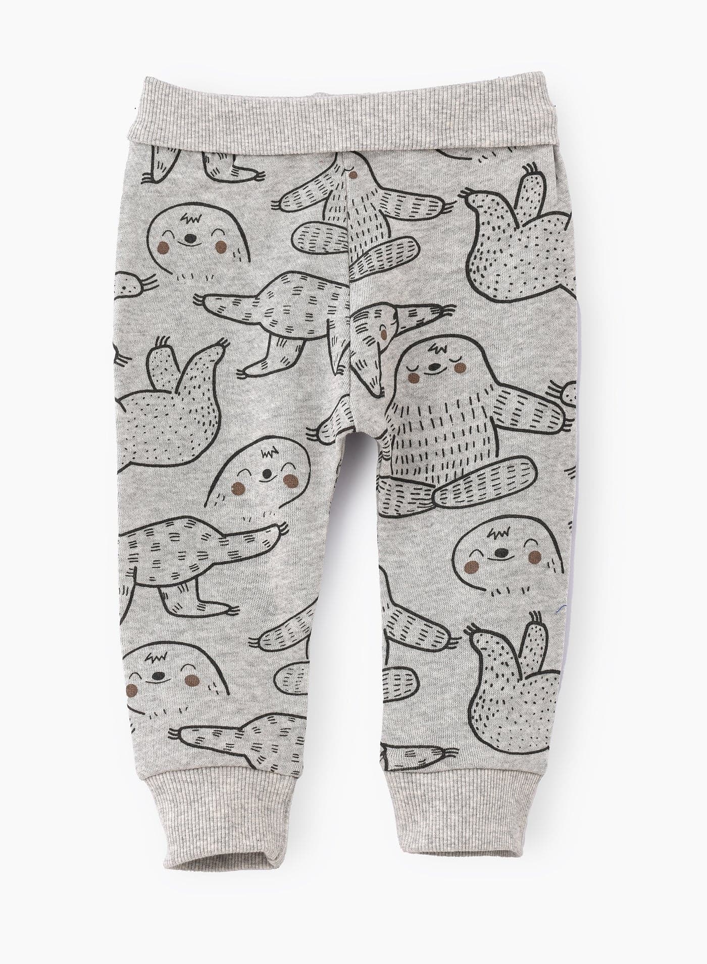 Boys' Sloth Print Cotton Pants