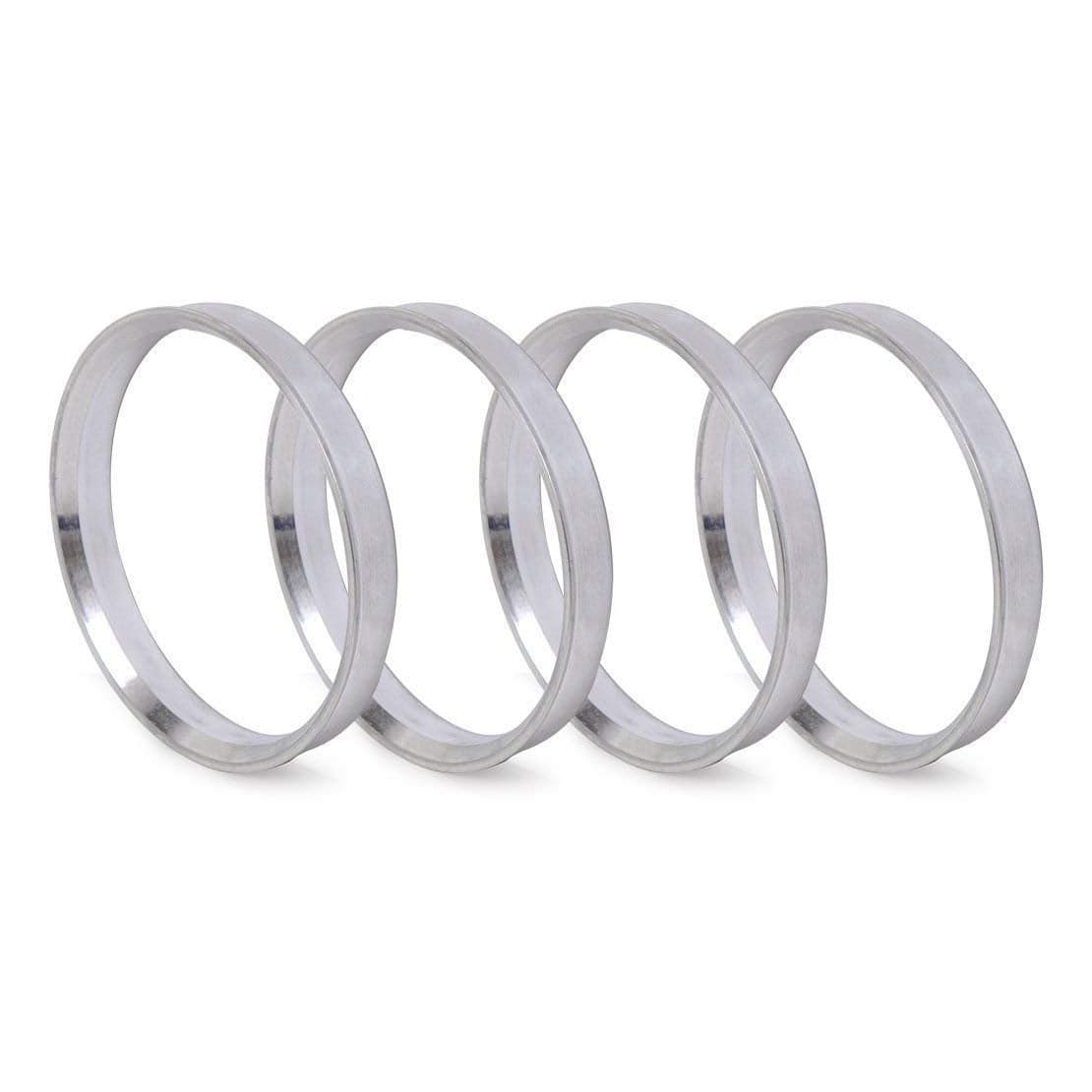 ZHTEAPR 4pc Wheel Hub Centric Rings 731 to 661 OD731mm ID661mm Aluminium Alloy Wheel Hubrings 661 to 731