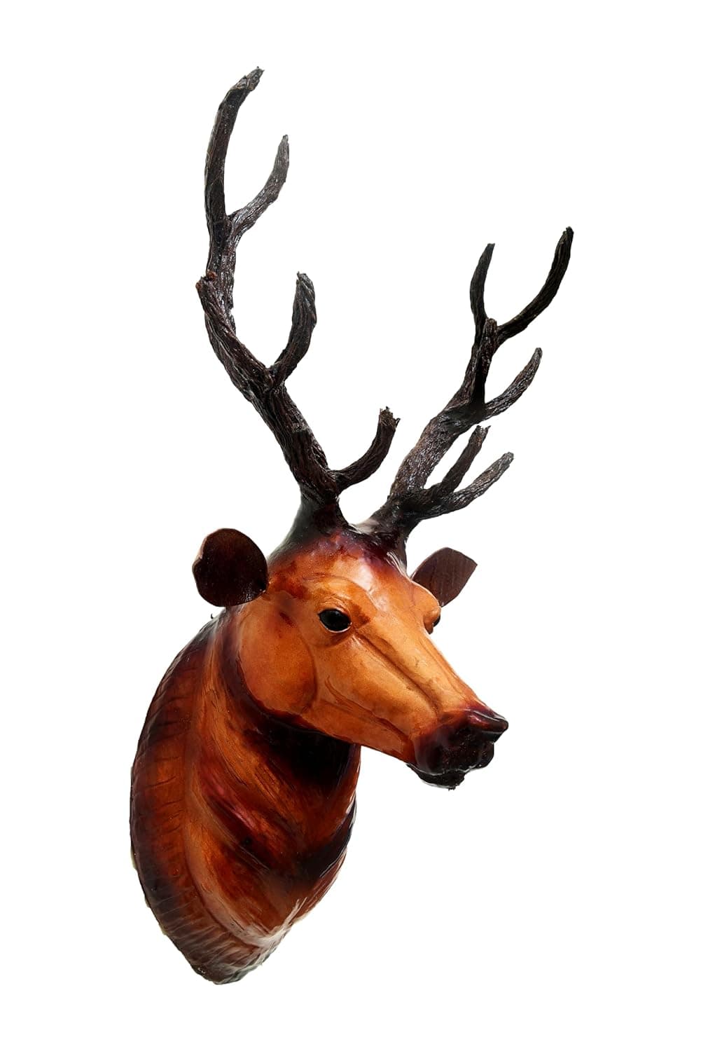 NB Crafted Wall Hanging Deer Head showpieces for Home Living Room Balcony Hotel Restaurants Decoration and Wall Mounted Home Decors Item Pack of 1