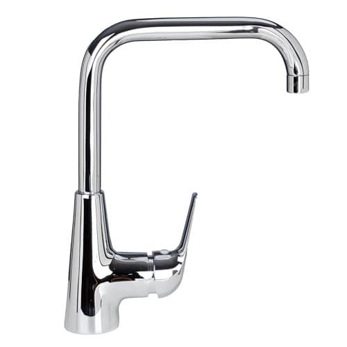 JAQUAR Continental Prime Series Table Mounted Swinging Spout HOT and Cold Sink Mixer (Chrome) | Right Hand Side Lever, Brass Body Water Tap/Faucet/Bathroom/Kitchen Wash Basin | COP-CHR-179BPM