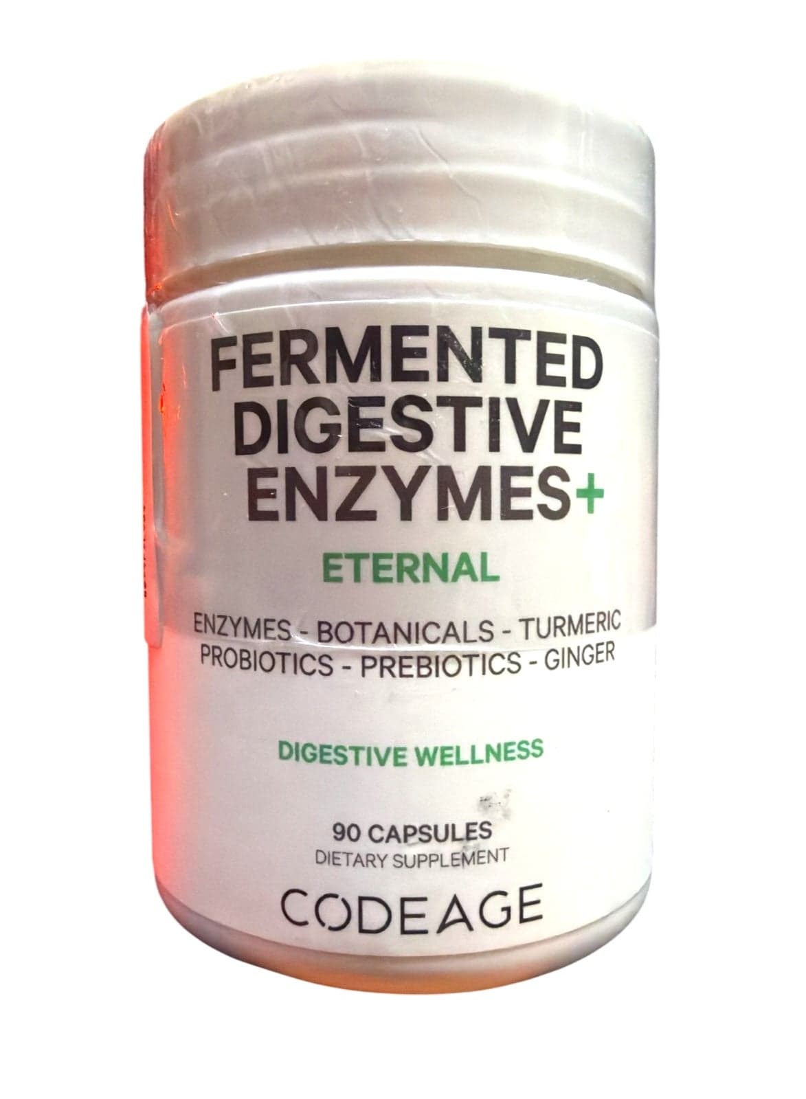 Digestive Enzymes Supplement, 3-Month Supply, Gut Health Probiotics, Prebiotics, Fermented Multi Enzymes, Plant-Based Superfood, One Capsule a Day, Vegan, Non-GMO, 90 Capsules
