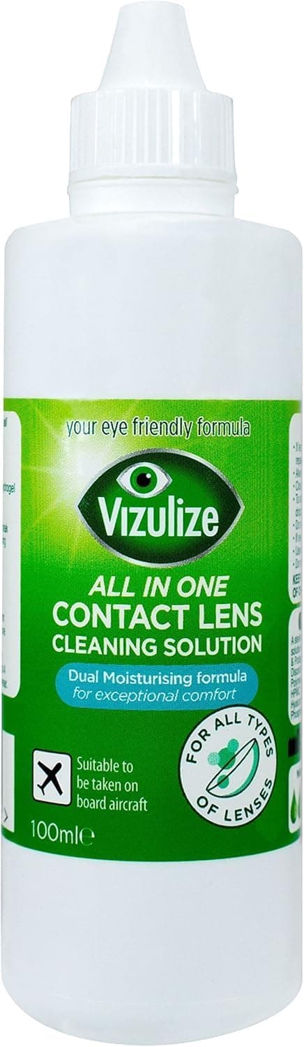 Vizulize All In One Contact Lens Solution Travel Pack 100ml