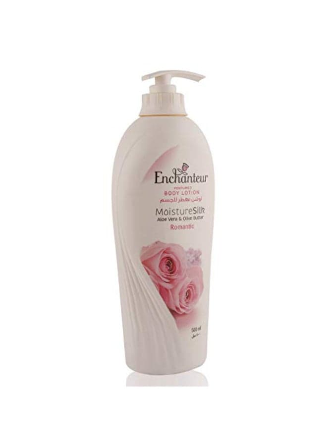 Enchanteur perfumed body lotion aloe vera olive butter romantic 500 Ml