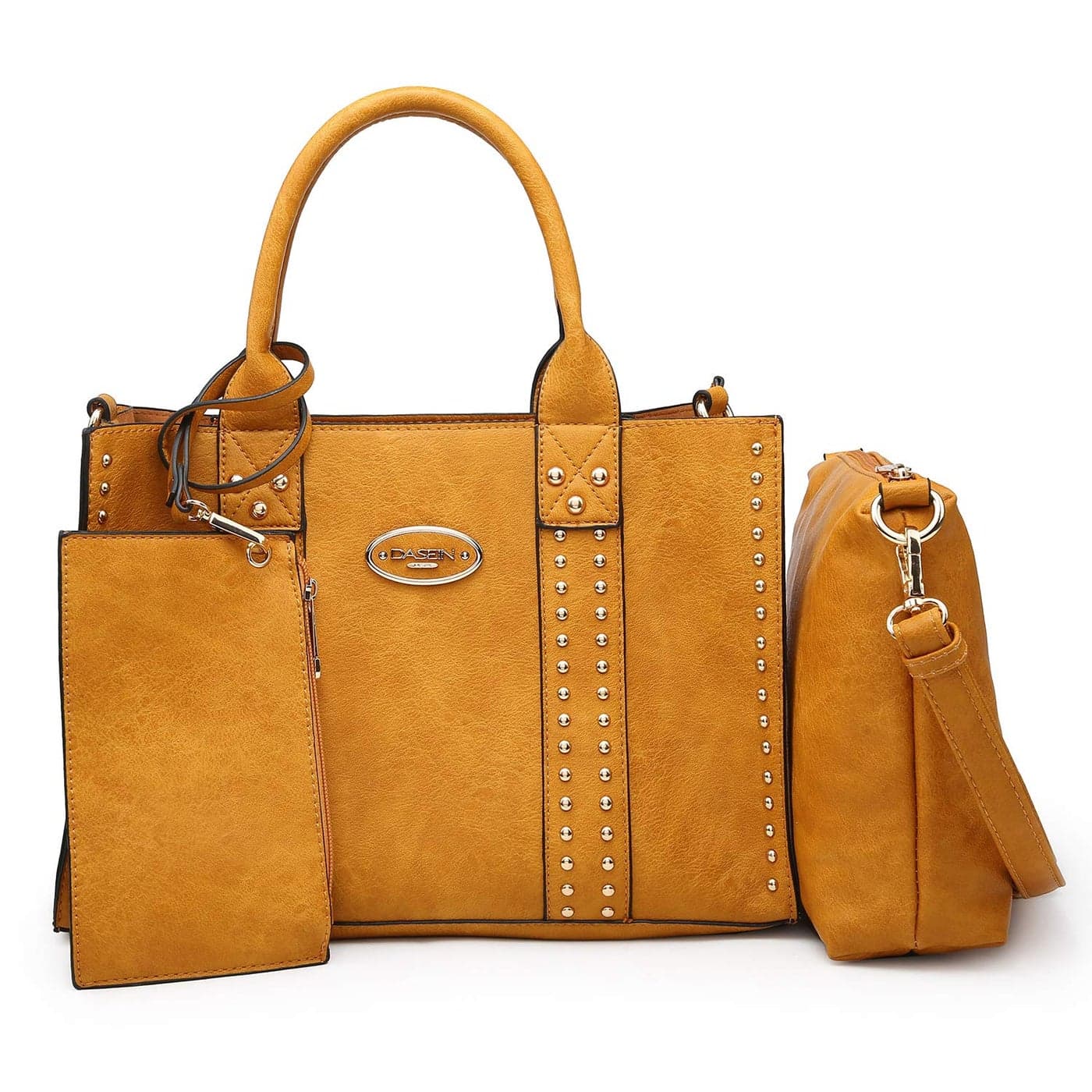 Dasein Purses Handbags for Women Tote Wallet Set Top Handle Satchel Shoulder Hobo Bag 3pcs