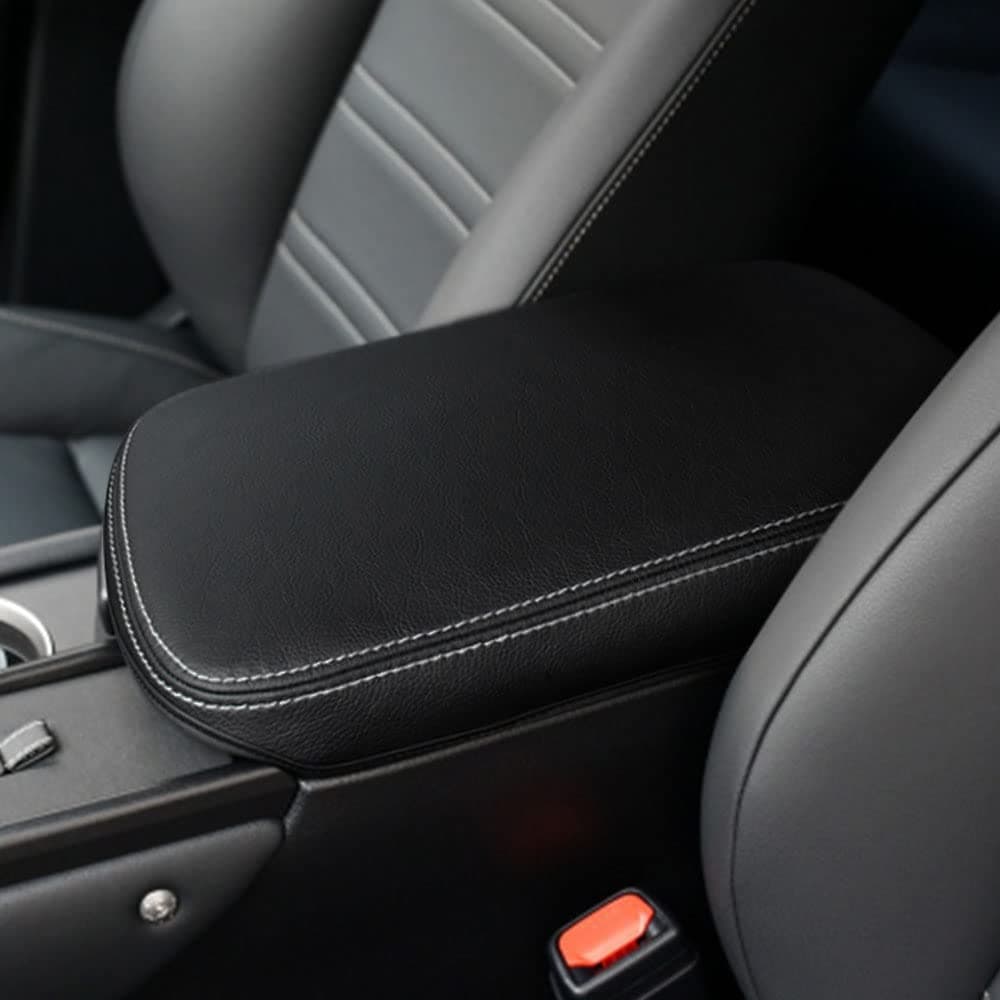 DEYTOP Center Console Cover for Lexus NX NX200tNX300NX300h 20152021 Accessories Car Armrest Cover for Lexus NX NX300hNX300NX200t 2021 2020 2019 2018 2017 2016 2015 Black with White Stitches