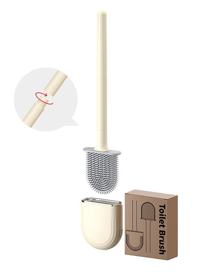 Toilet Brush,Toilet Brush,Toilet Brush Holder,Toilet Brush and Holder Set,Toilet Cleaner Brush,Silicone Toilet Brush,Toilet Brush Suitable for Various Usage scenarios
