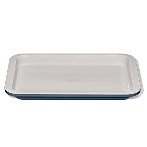 OXO Good Grips NonStick Pro Ceramic Coated Metal Bakeware Quarter Sheet Pan Storm Blue
