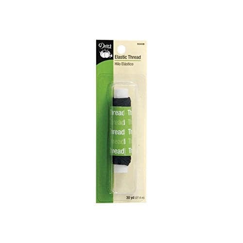 Dritz 9345B Elastic Sewing Thread Black 30Yard