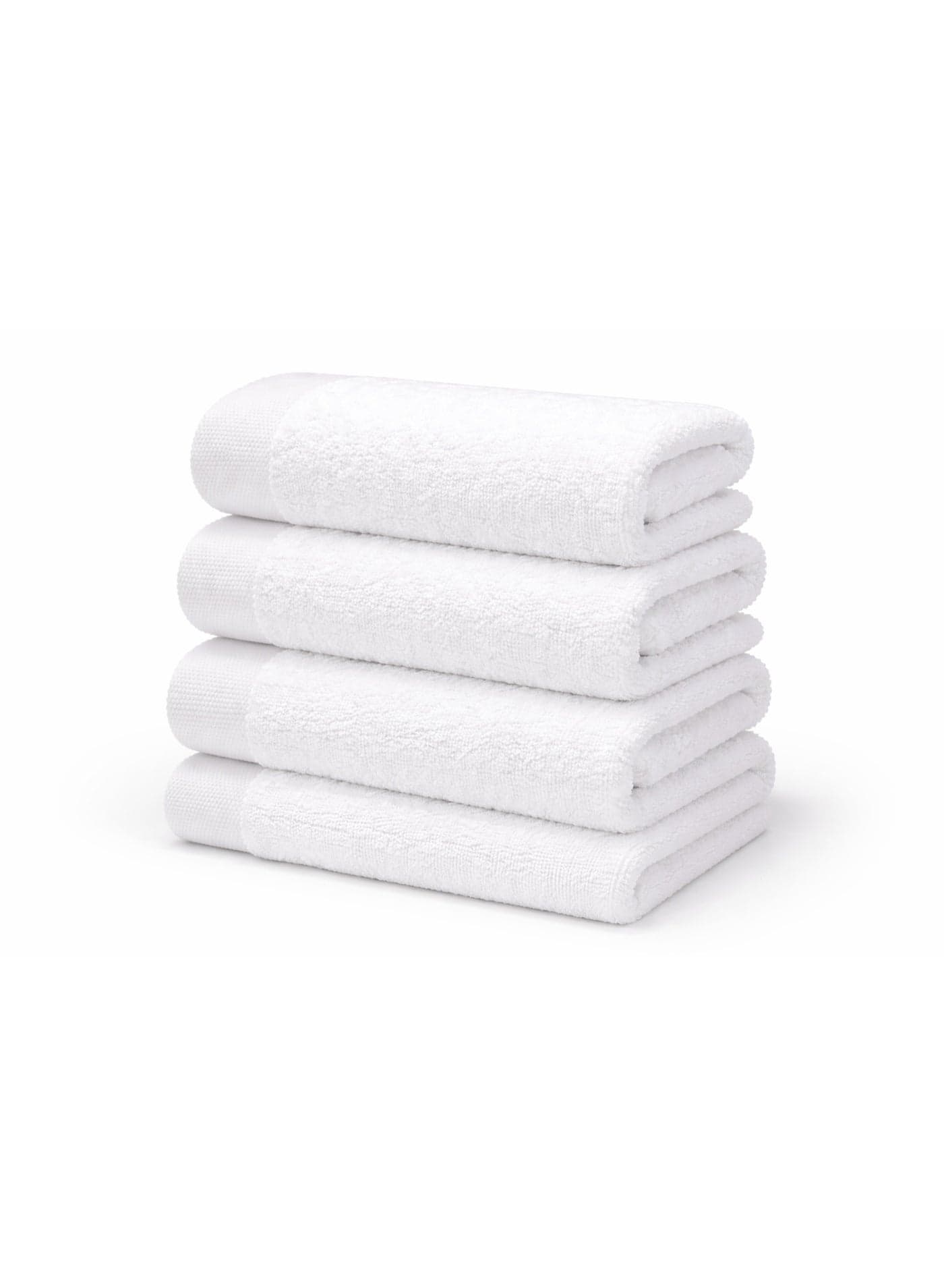 Bliss Casa Hand Towel Set (4 Pack, 60 X 100 cm) -100% Cotton Quick Drying Highly Absorbent Thick Bathroom Towels - Soft Hotel Quality for Bath and Spa
