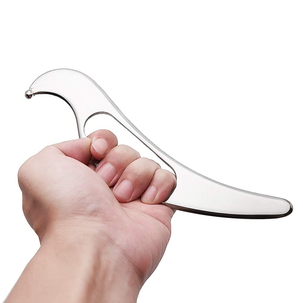 Guasha Tools Stainless Steel Scraping Massage Tools Muscle Scraper Massage Tools for Soft Tissue Mobilization Therapy and Deep Tissue Muscle Scraping