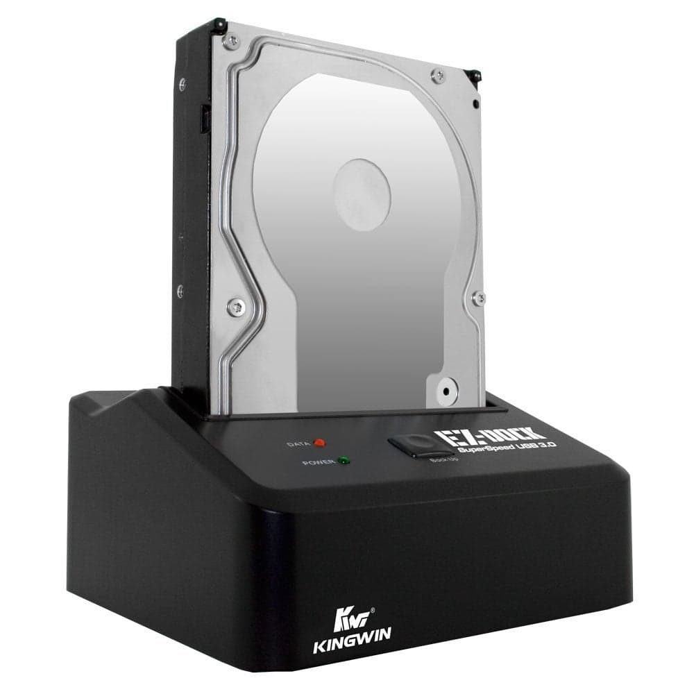 Kingwin USB 30 to SSDSATA Hard Drive Docking Station Compatible w 2535 Inch SATA HDDSSD SATA IIIIII Performance Hot Swap Function ToolFree Design 5Gbps Speed Support UASP