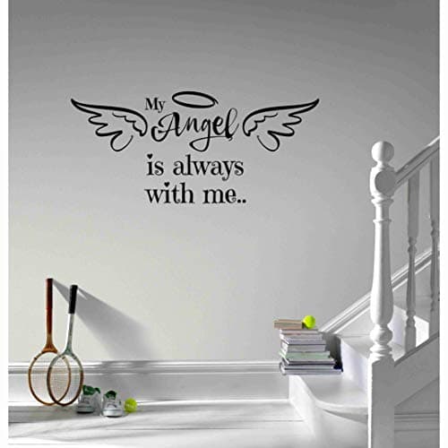 CVANU My Angel is Always with Me Wall Sticker for Home