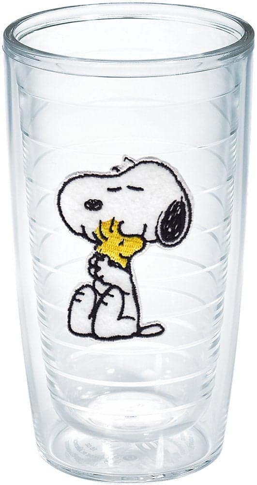 Tervis Peanuts Snoopy and Woodstock Tumbler 16Ounce Clear No Lid