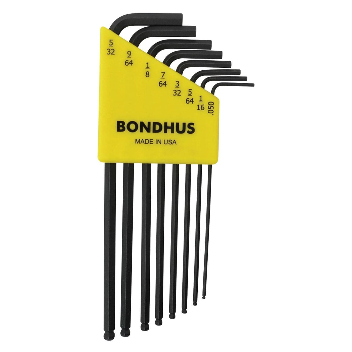 Bondhus 10932 Set of 8 Balldriver Lwrenches sizes 050532 Multicolor One Size