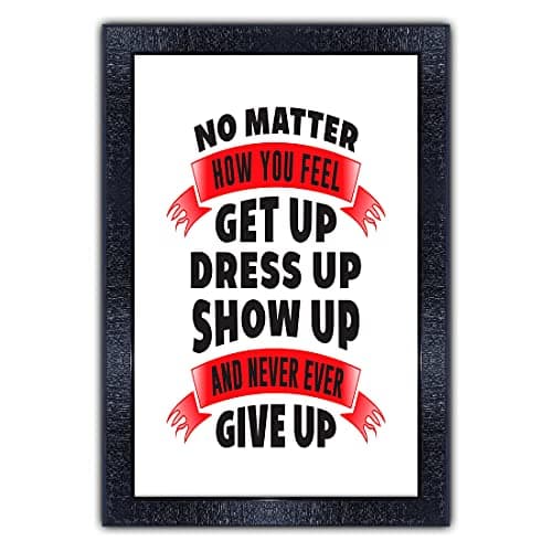 pnf Poster And Frames Motivational Quotes Frames With Acrylic Sheet | For Living, Bedroom | Home Decoration Item | Best Gifting Option (13.5x19 inch) 33