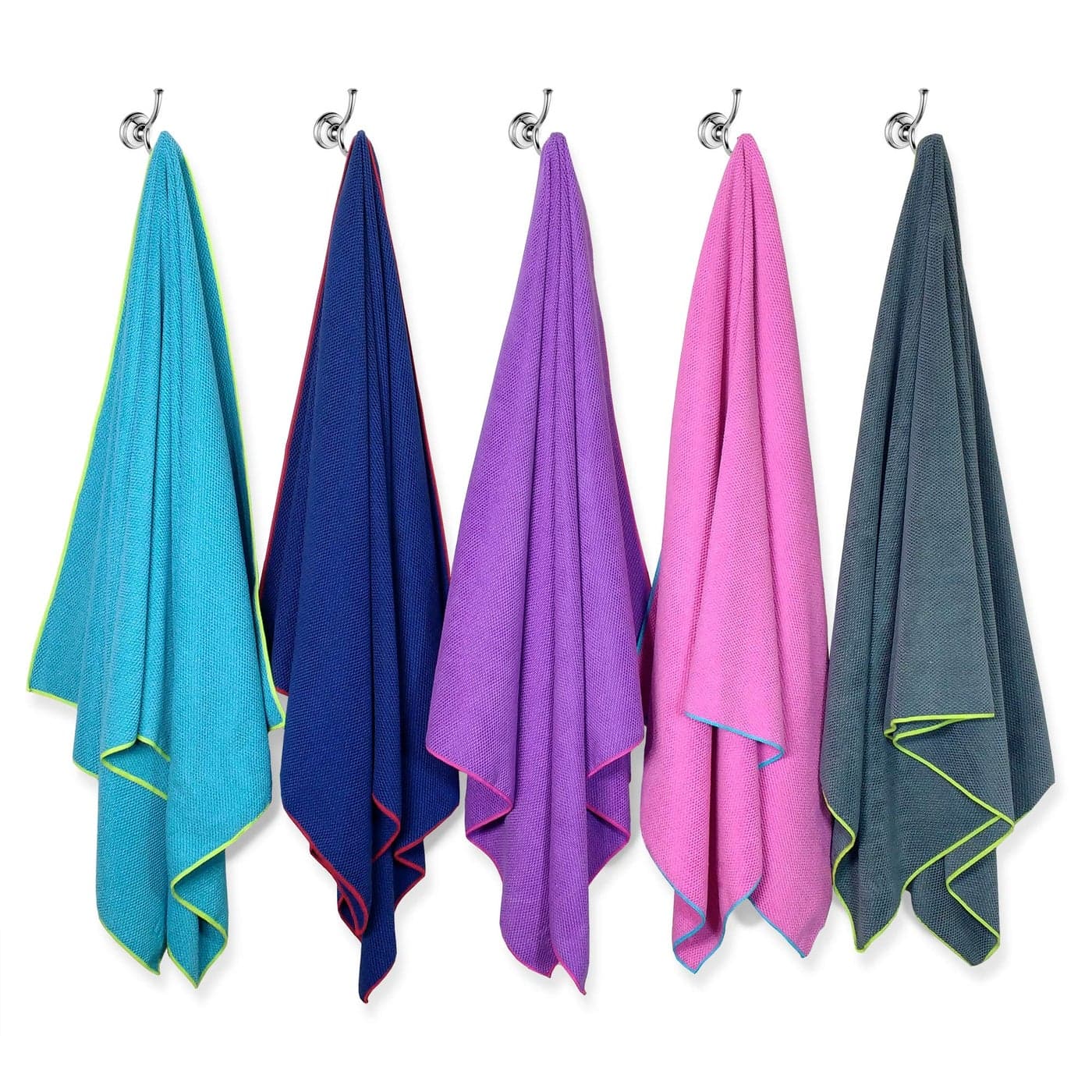 Flow Microfiber Quick Dry Swim Towel Pool Towels for Competitive Swimming and Other Water Sports with Medium and Large Options Available Blue Medium 47 x 20