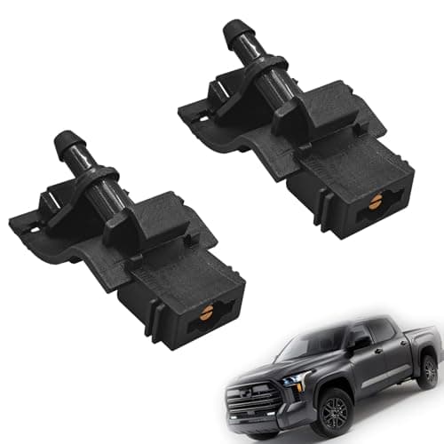 GolTHd 2PCS Windshield Washer Nozzles Compatible with Toyota Avalon Highlander Corolla Camry Tundra Lexus GX460 LS460 LS600h RX350 Scion xB tC xD Replace 8538112300