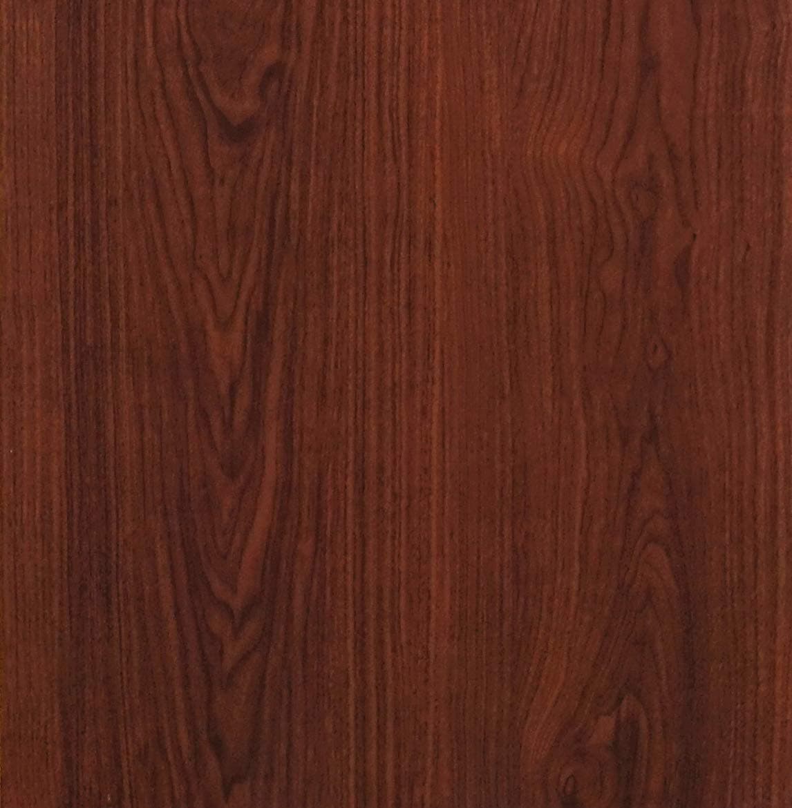 CiCiwind 393x177 Red Brown Wood Peel and Stick Wallpaper Wood Grain Contact Paper Adhesive Film Removable Textured Panel Decorative Wall Covering Faux Vinyl Cabinet Countertop