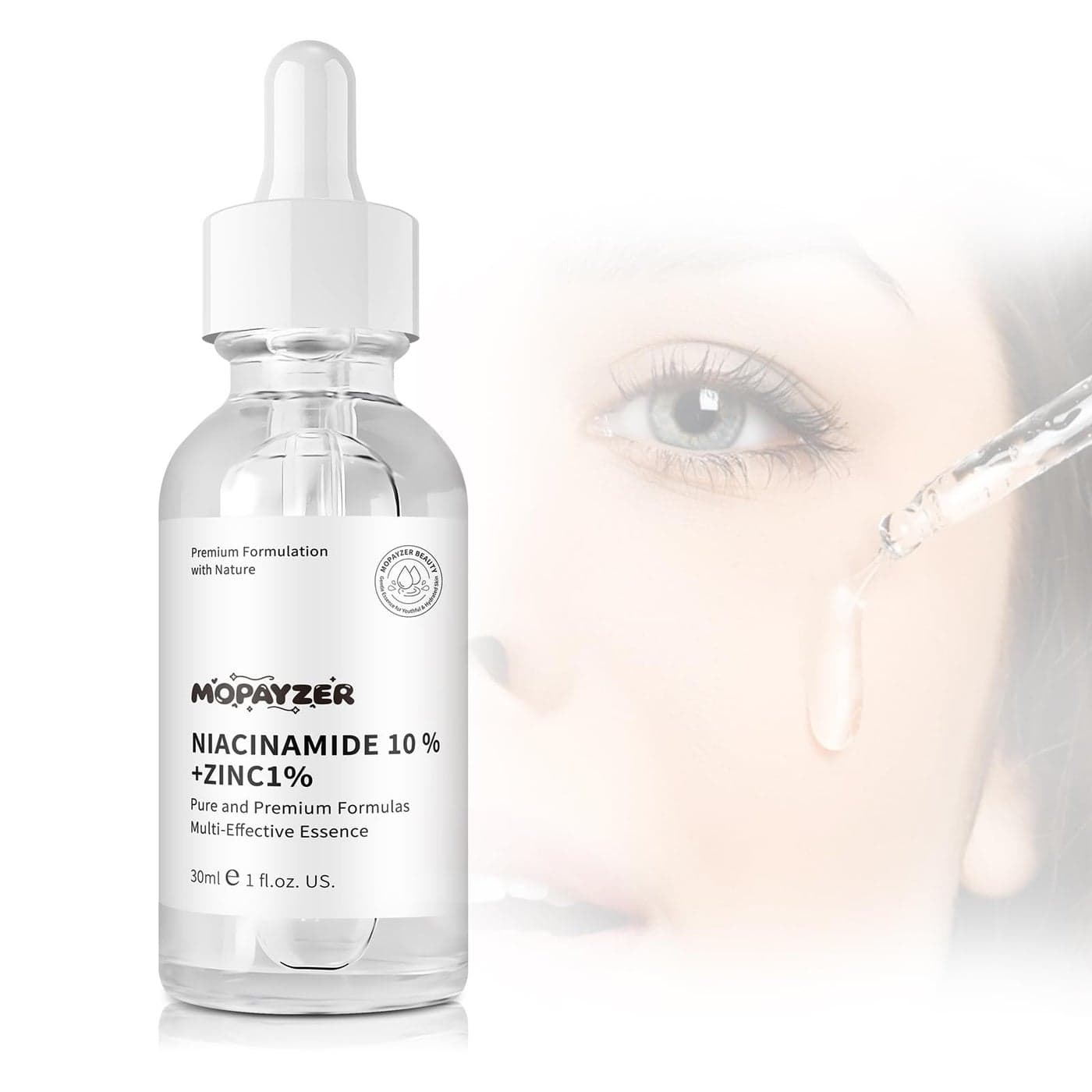 Niacinamide 10 Zinc 1 Serum AntiAging Niacinamide Serum for Face 1PCS Moisturizing Facial Serum for All Skin Type Women Face Skin Care