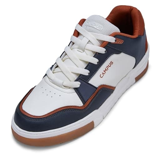 Campus Men's OG-32 Off.WHT/D.Gry Sneakers - 8UK/India OG-32