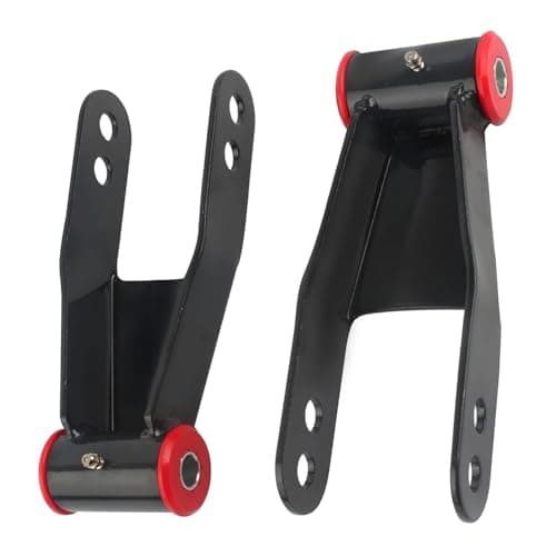2" Suspension Rear Drop Lowering Shackle Kit Compatible with 2019-2022 Silverado 1500 Sierra 1500, Replaces #712120