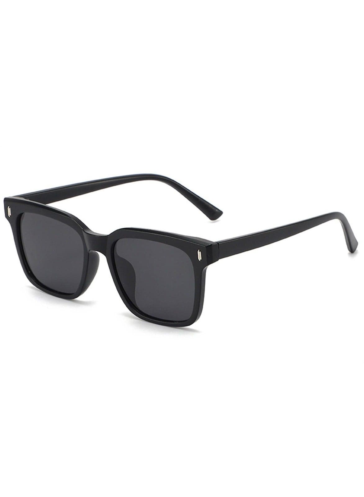 TR90 Polarized sunglasses HD Polarized Lens 100% UV400 Protection Stylish Design Classic Square Sports Sun Glasses Driving for Men/Women Black