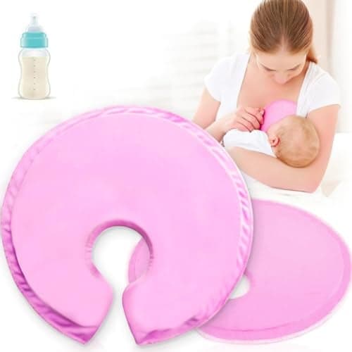 Breast Therapy Pack 2 Hot Cold Breast Heating Pad Breastfeeding Relief Breast Ice Packs for Engorgement Nipple Gel Soothing Pads Purple