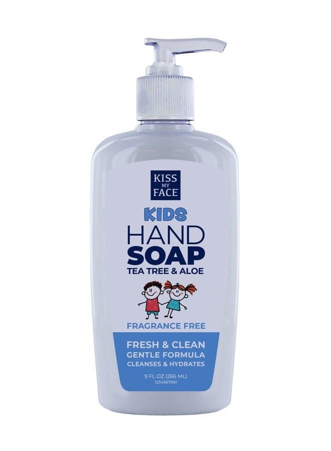 Kids Hand Soap - Fragrance-Free - Cleanse And Hydrate Skin - Vegan & Cruelty-Free - Easy To Use Hand Soap Pump - Suitable For Sensitive Skin - 9 fl oz Bottle