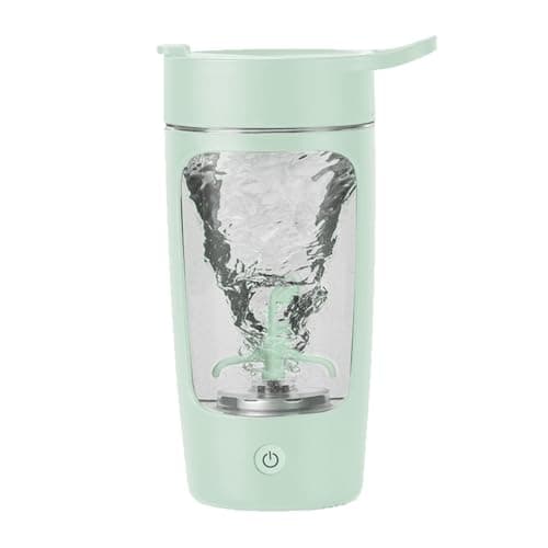 Daasigwaa Electric Shaker Bottle, Blender Bottles For Protein Mixes, | Tritan | BPA Free| Portable Mixer Cup, Rechargeable Shake Cups And Meal Replacement Shakes, 22 oz(Green)