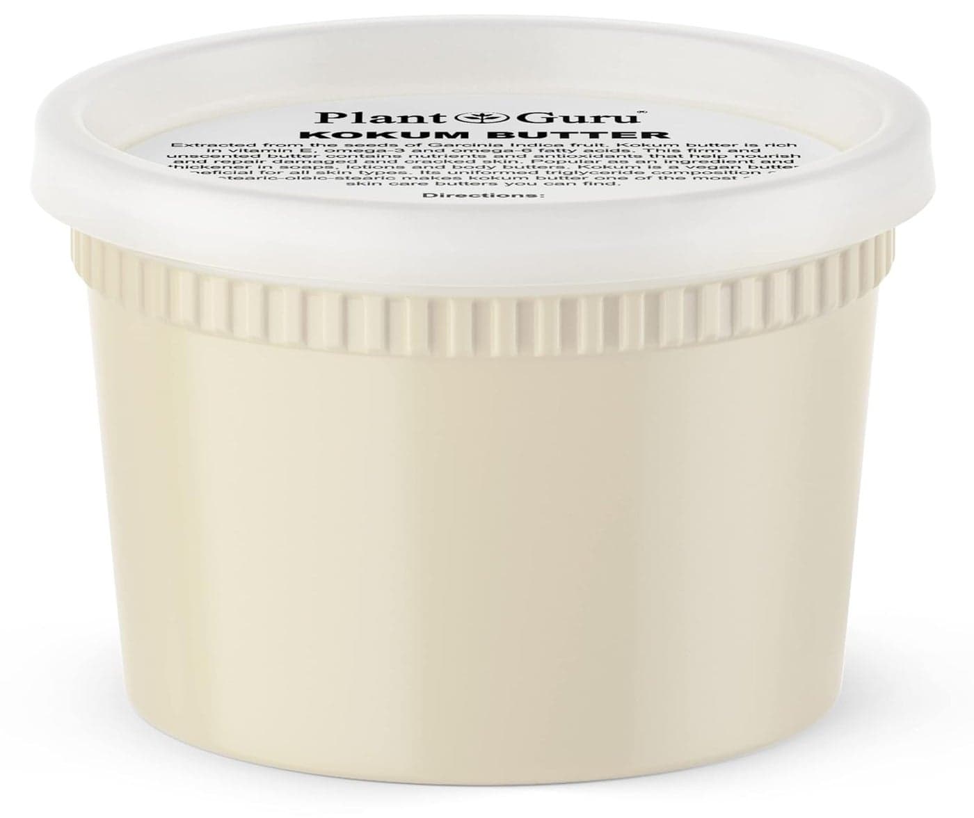 Raw Kokum Butter 16 oz 1 lb 100 Pure Natural Cold Pressed Great for Skin Body and Hair Moisturizer DIY Creams Balms Lotions and Soap Making