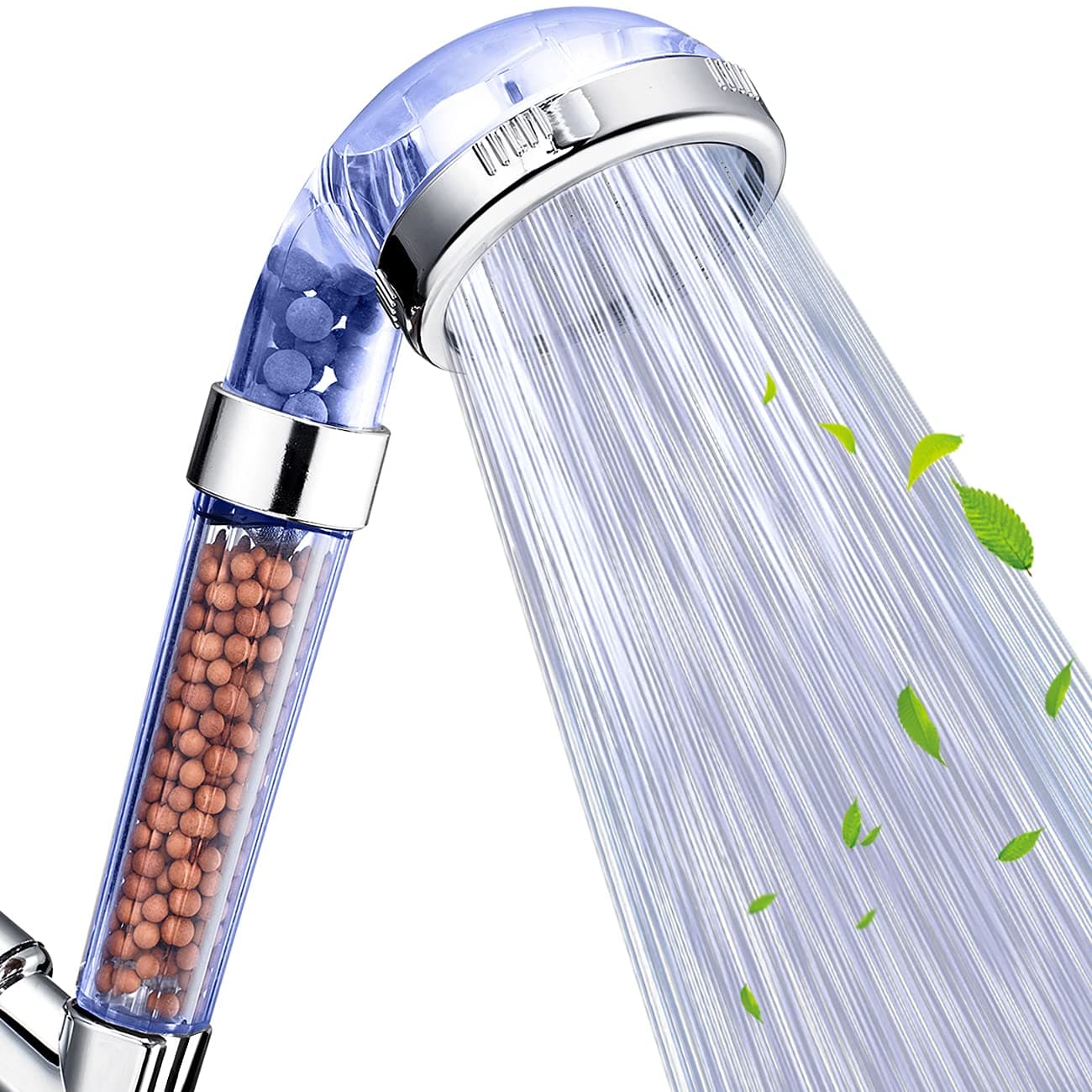 NOSAME Shower Head Filter Filtration High Pressure Water Saving 3 Mode Function Spray Handheld Showerheads for Dry Skin Hair