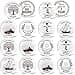 28 Pcs Aa Sobriety Coins Set Recovery Aa Chips and Medallions Wooden 24hr Newcomer 111 Months Sober Anniversary Tokens Alcoholics Sobriety Gifts for Men and WomenWhite