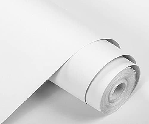WISDOM 24" x 78" White Matte Vinyl Wrap Sticker DIY Decal Film Sheet Auto Car Vehicle Motocycle Air Release Bubble Free Self Adhesive Peel and Stick Free Tool Kit