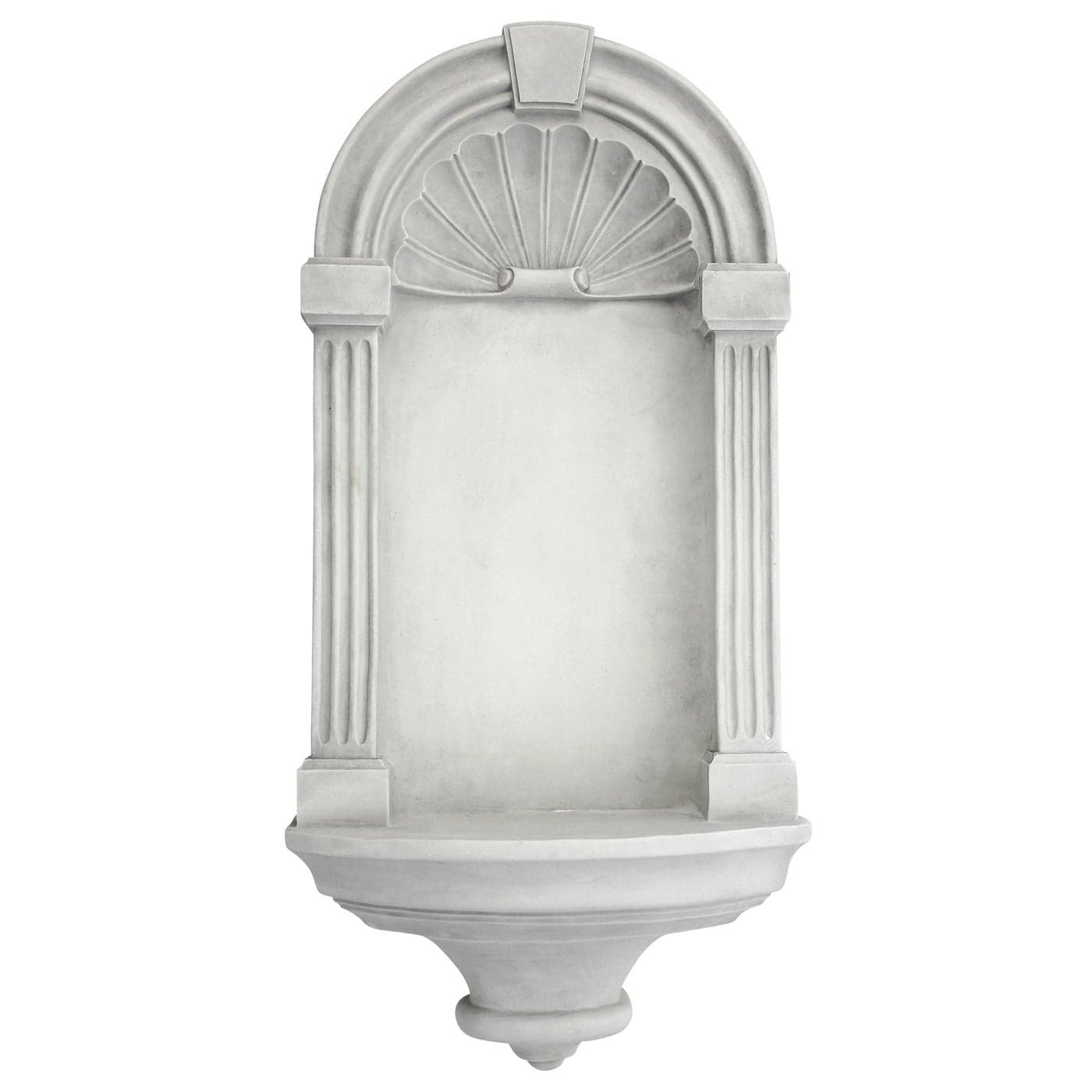 Design Toscano Classical European Style Wall Niche Display Shelf Medium 21 Inches Tall Cast Stone Resin Antique Stone