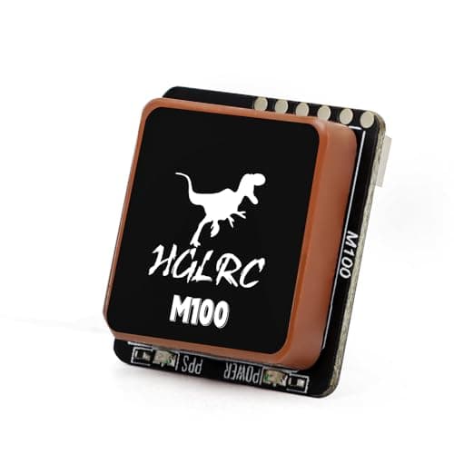 HGLRC M100-5883 GPS Compass Module, Upgraded 10th Generation Chip Compatible with FPV Fixed-Wing UAV