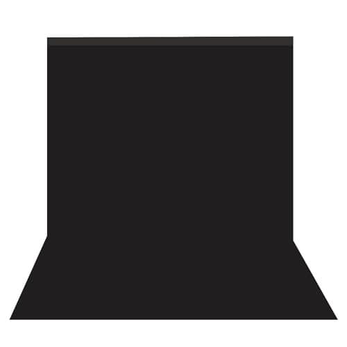 HomeArt 6x9 Feet Black Screen Backdrop for Photography, Chroma Key Virtual Black Background Sheet for Photography Zoom Meeting, Cloth Curtain for Video Studio Streaming Gaming Photoshoot