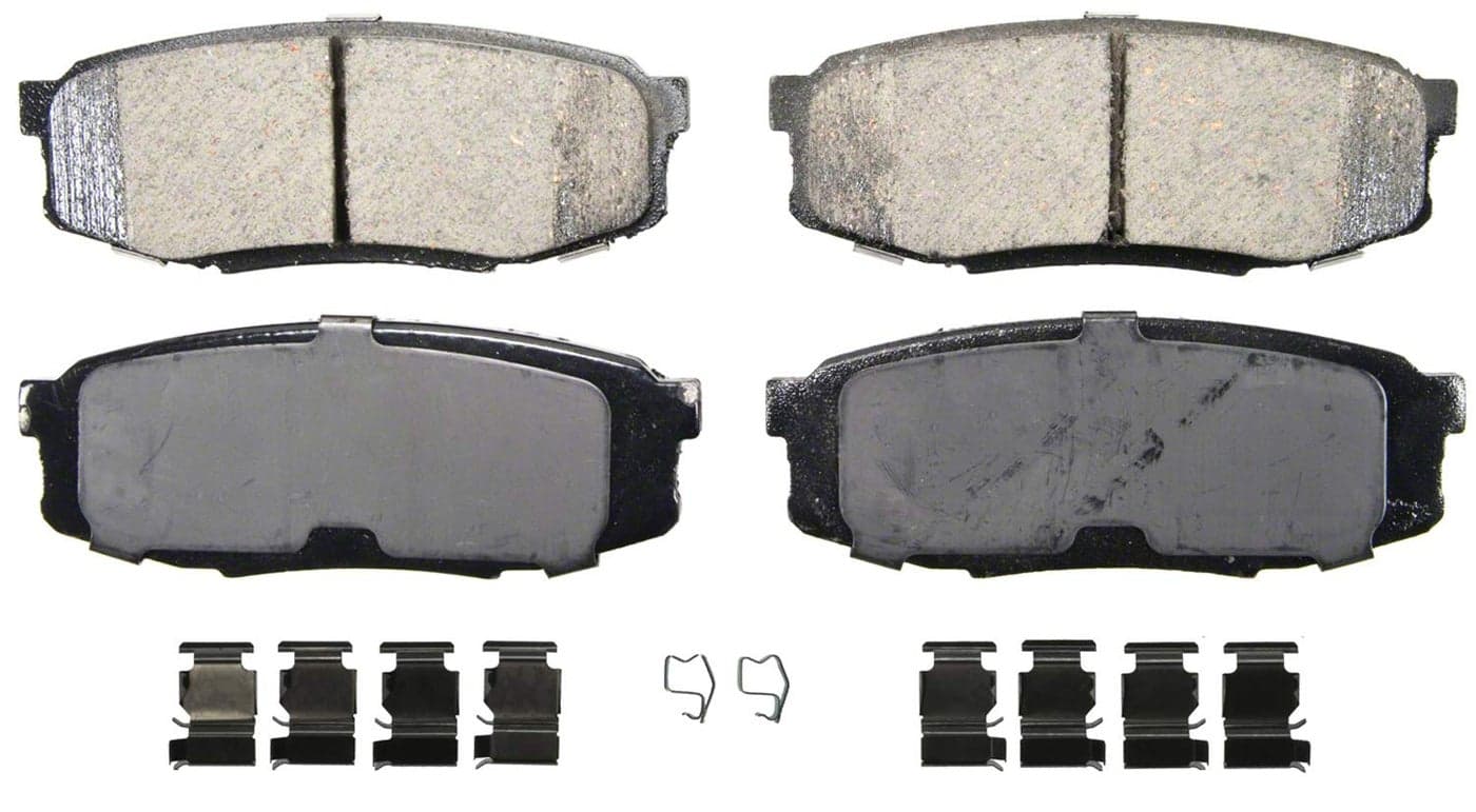 Wagner QS ZD1304 Disc Brake Pad Set Chamfered Edges for Smooth Quiet Stops Fits 20072021 Toyota Tundra