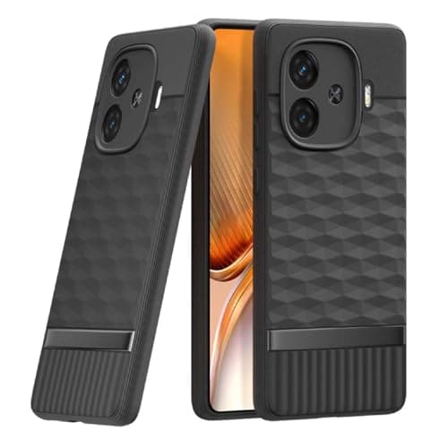 Casotec Shockproof Case for iQOO Neo 10R 5G | Full Camera Protection | TPU Flexible Back Cover for iQOO Neo 10R 5G (Matte Black)
