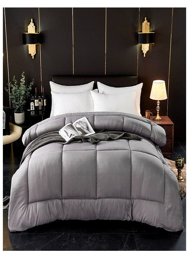 Luxurious Bedspreads Winter Quilt Collection Brushed Comfort and Solid Style