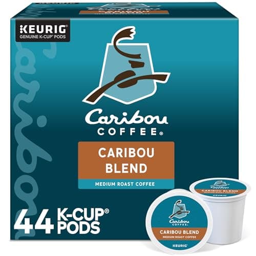 Caribou Coffee Caribou Blend Keurig SingleServe KCup Pod Medium Roast Coffee 44 CountPack of 1