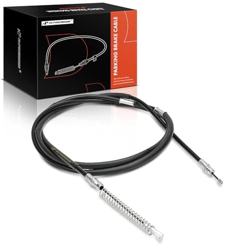 A-Premium Rear Passenger Side Parking Brake Cable Assembly Compatible with Chevrolet and GMC Models: Silverado 1500 Sierra 1500, 2002 2003 2004 2005 2006 - Replace# 15082570