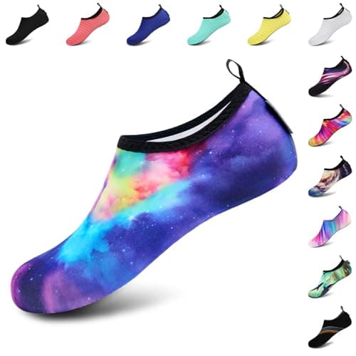 VIFUUR Water Sports Unisex Shoes Colorful Aurora - 9-10 W US / 7.5-8.5 M US (40-41)