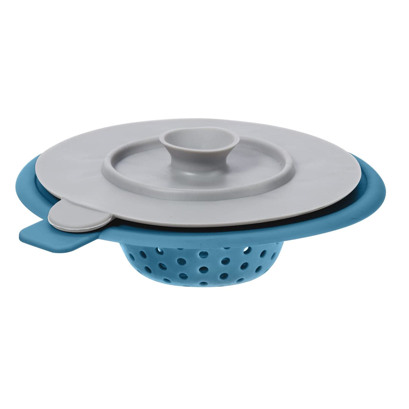 OGGI Silicone Sink Strainer Stopper Set Great Kitchen Sink Strainer Silicone Drain Stopper Sink Drain Strainer Sink Plug 46 Diameter Rim Turquoise