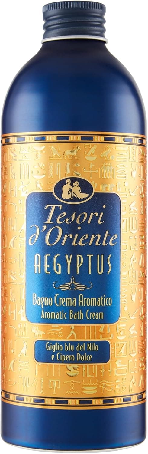 Tesori dOrienteAegyptus Bath Cream with Blue Lily of the Nile and Papyrus Milk Italian Import